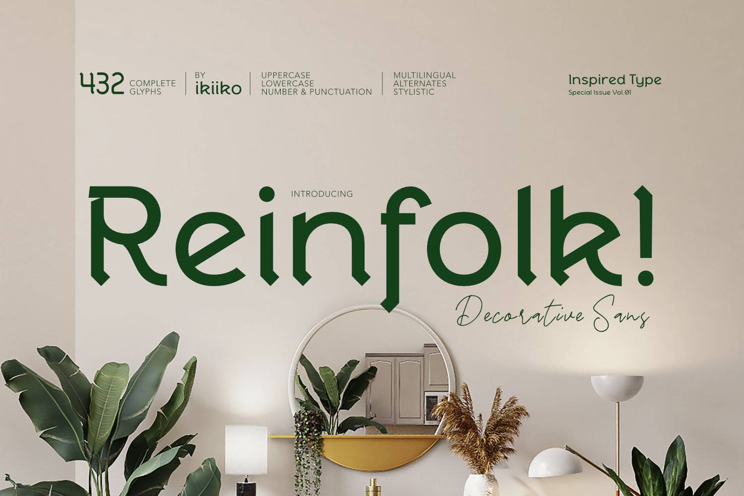 Reinfolk Font sample