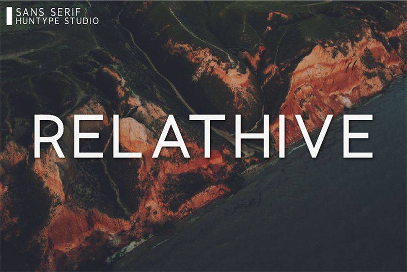 Relathive Font sample