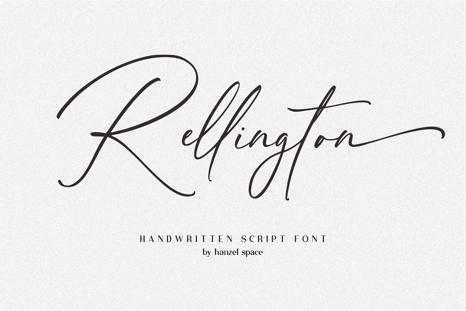 Rellington Font sample