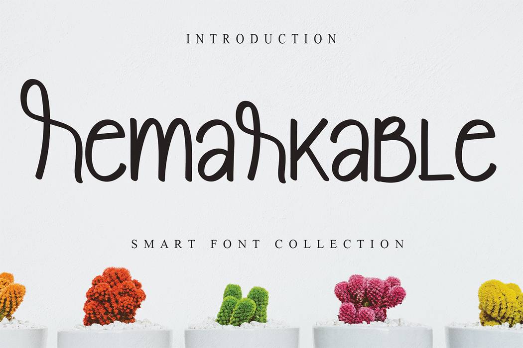Remarkable Font sample