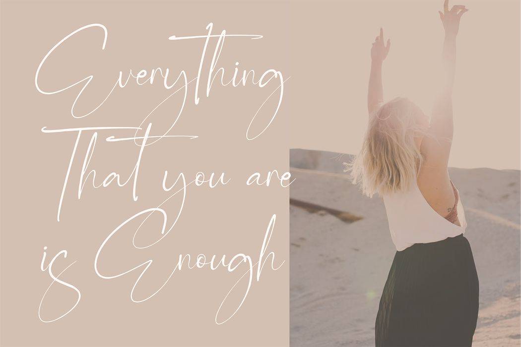 Renathalia Signature Font sample