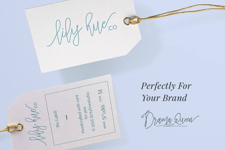Reshuffle Script Demo Font sample