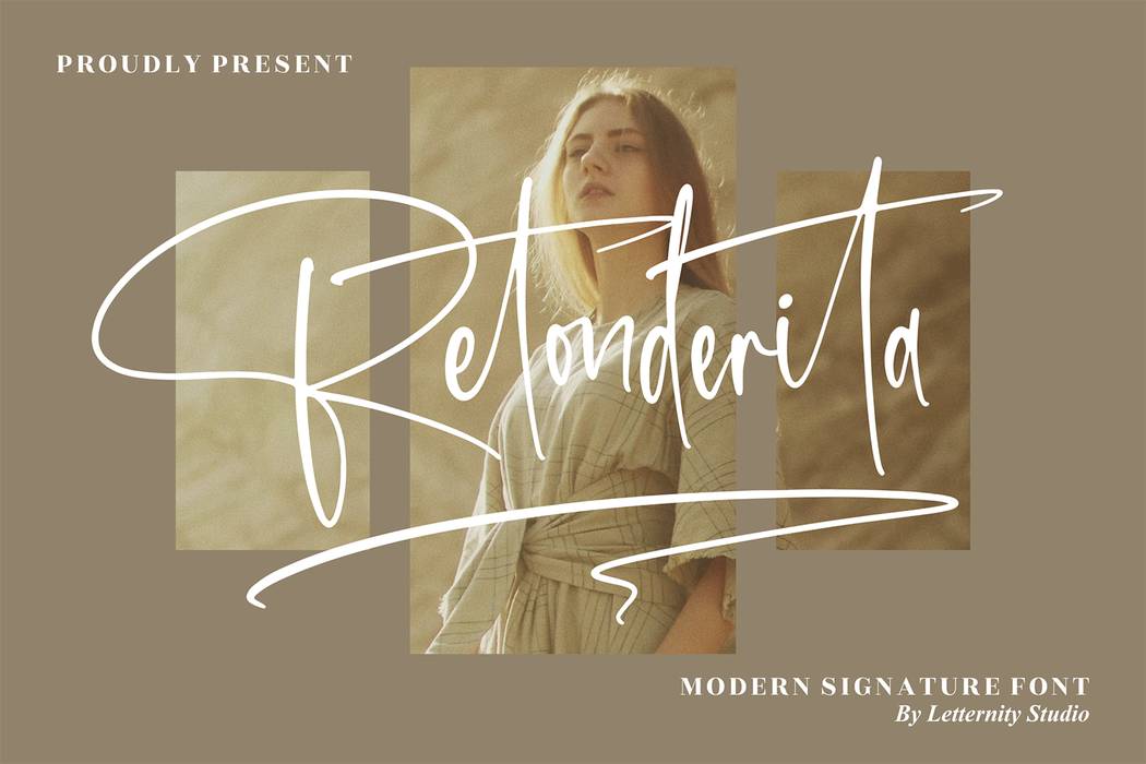 Retonderita Font sample