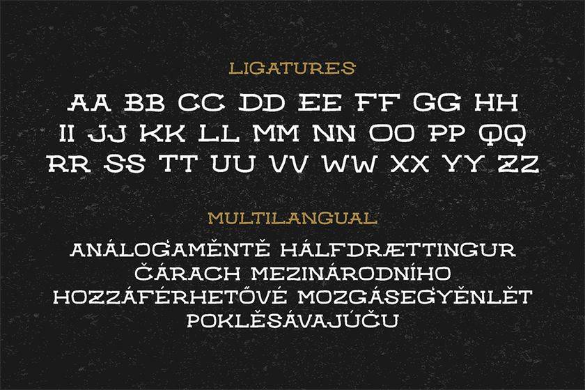 Retro Badger Font sample