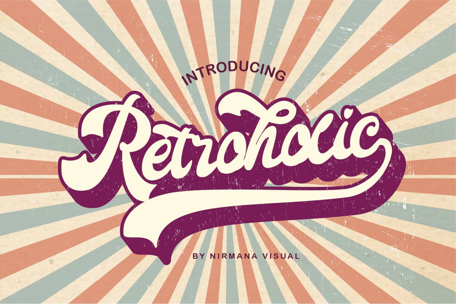 Retroholic Font sample