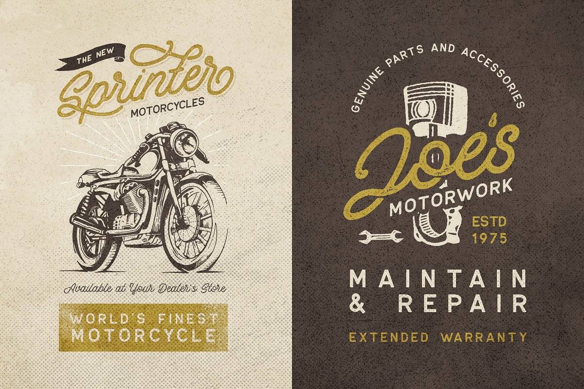 Retrology Font sample