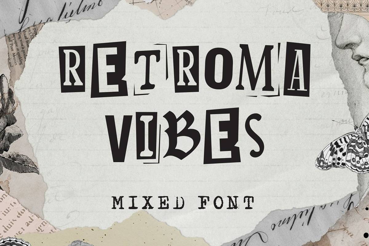 Retroma Vibes Font sample