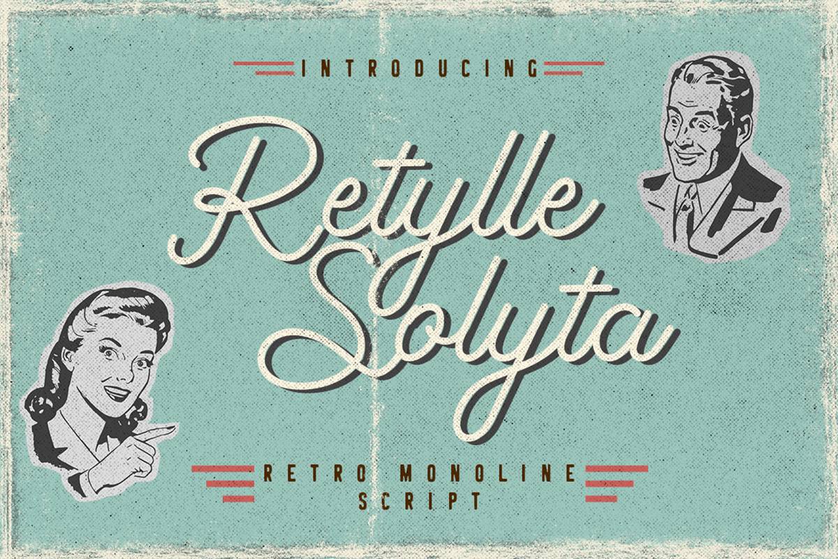 Retylle Solyta Font sample