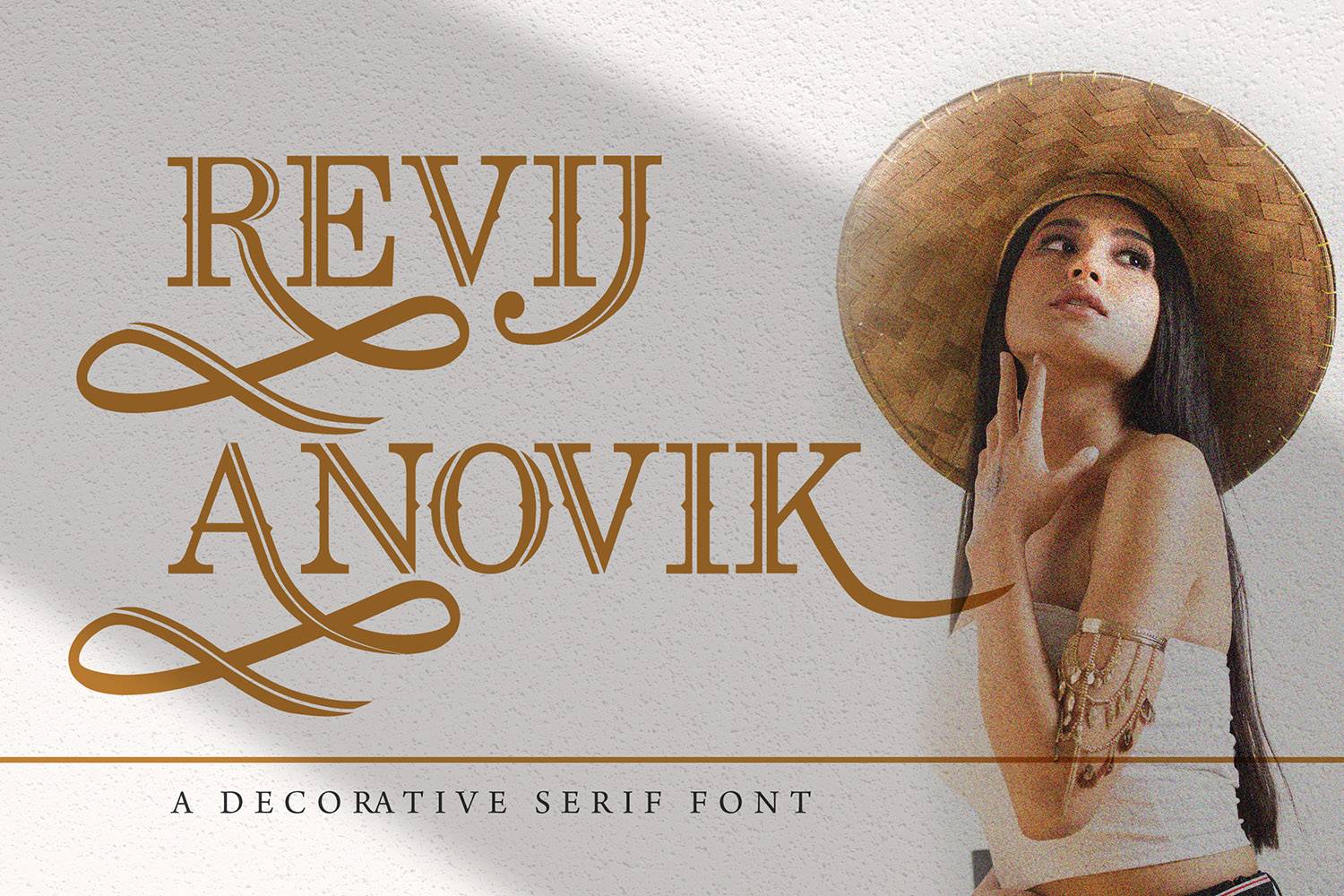 Revij Anovik Font sample