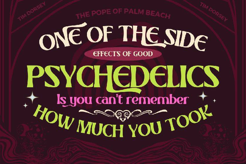 Rhelax Font sample