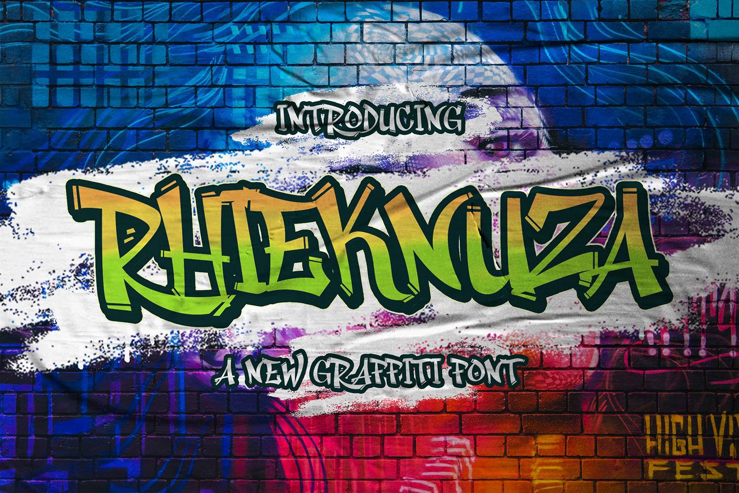 Rhieknuza Font sample