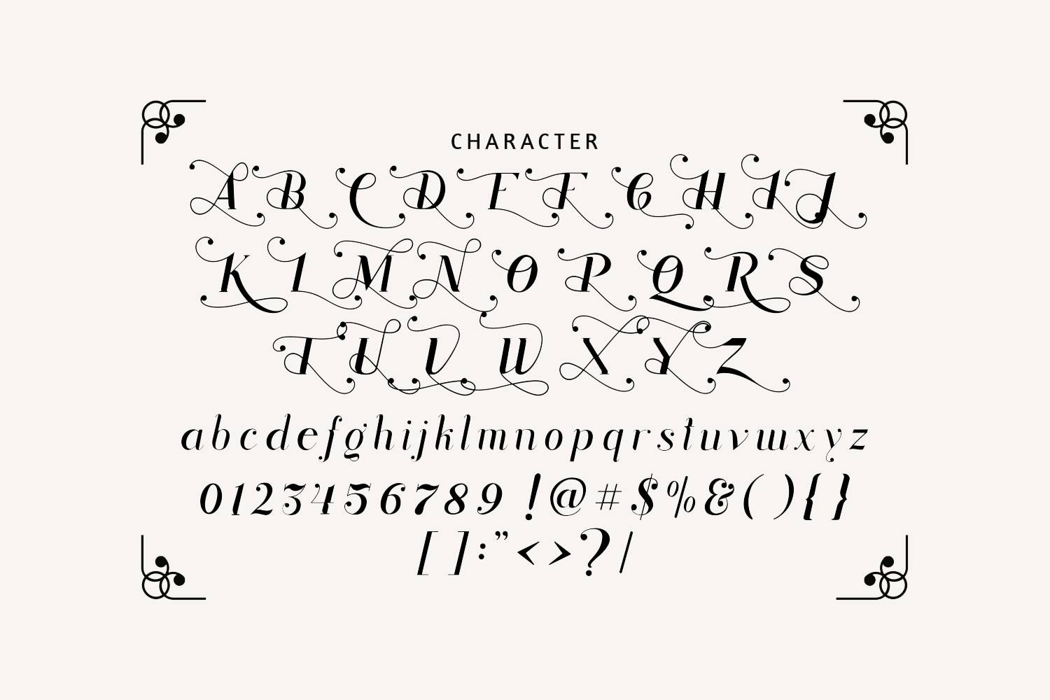 Rhonde Font sample