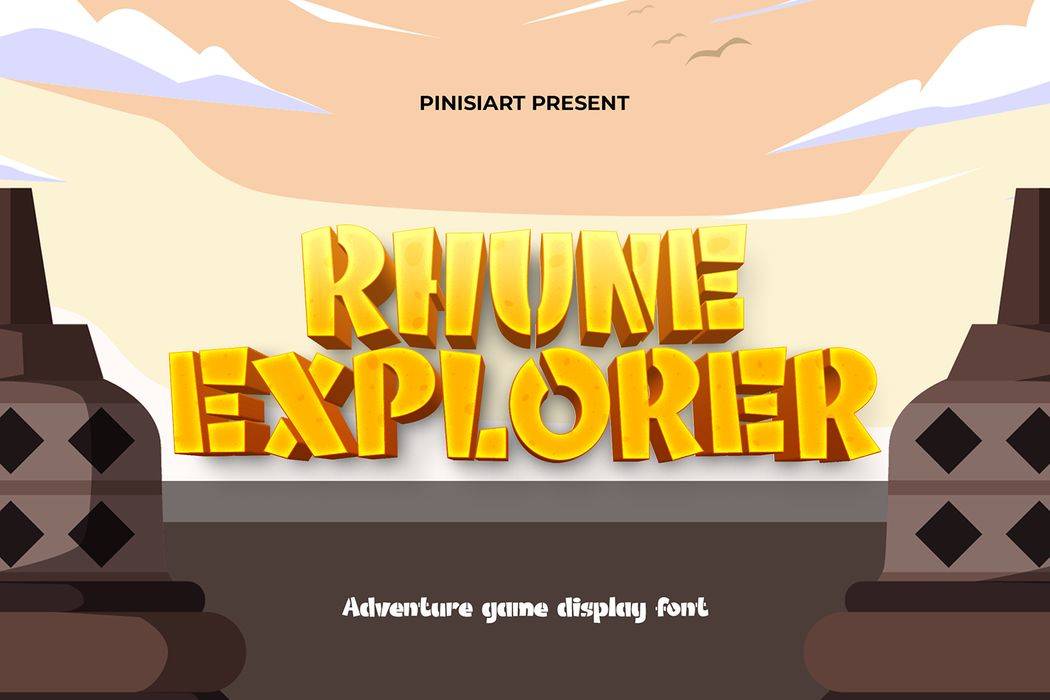 Rhune Explorer Font sample