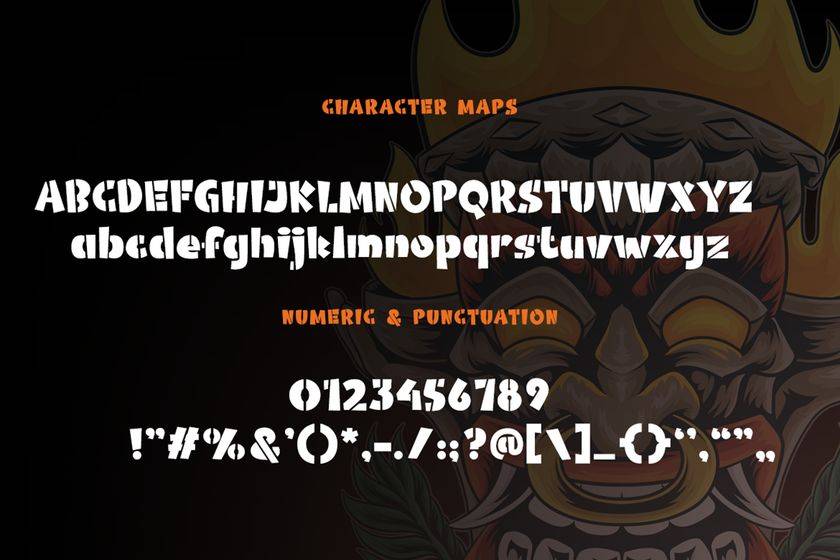 Rhune Explorer Font sample