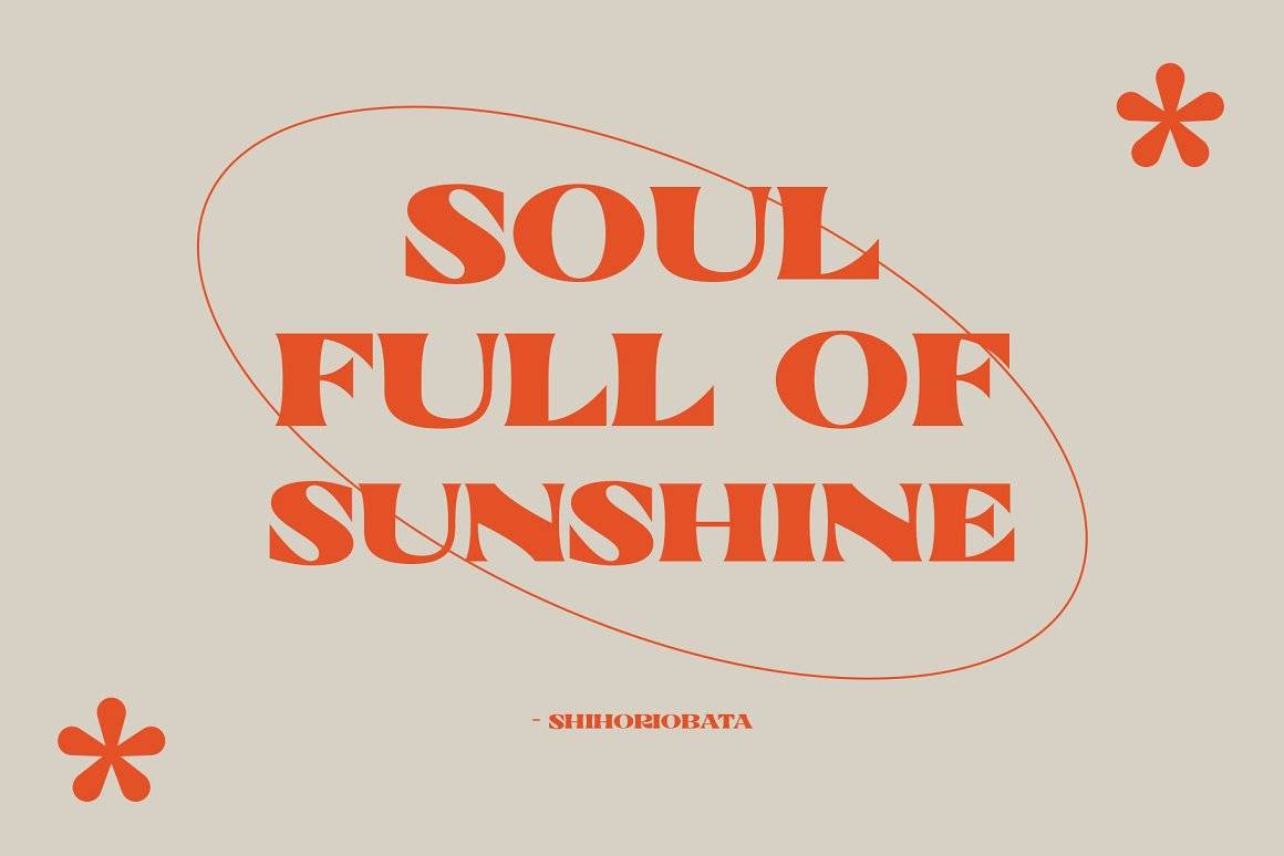 Rickson Font sample