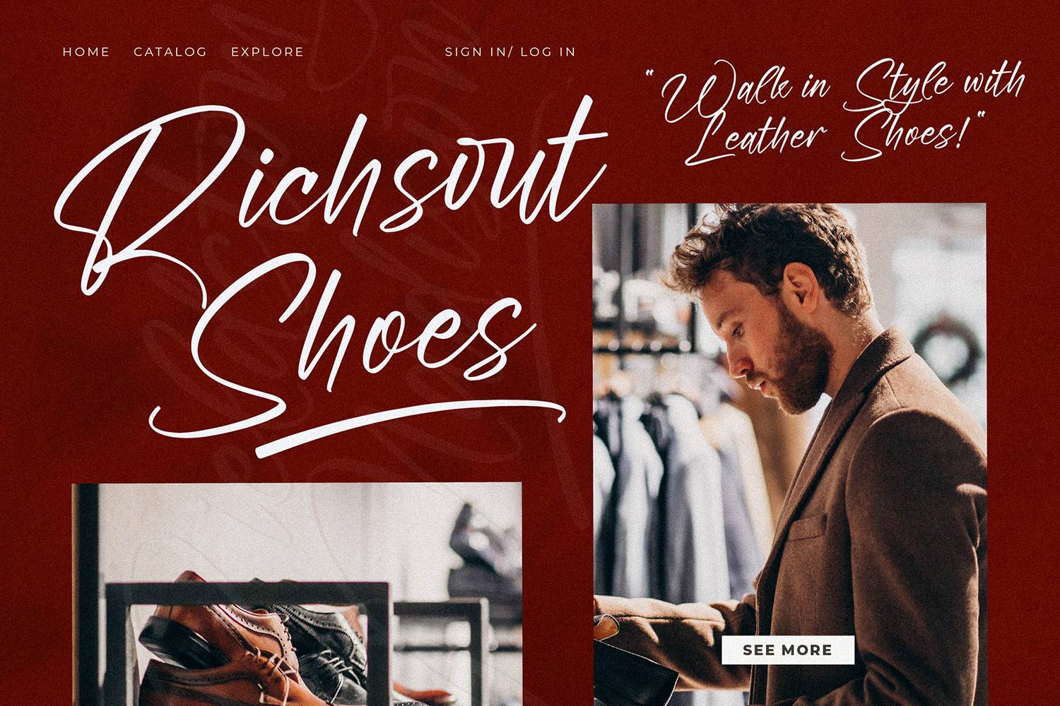 Rieldstomy Madison Font sample