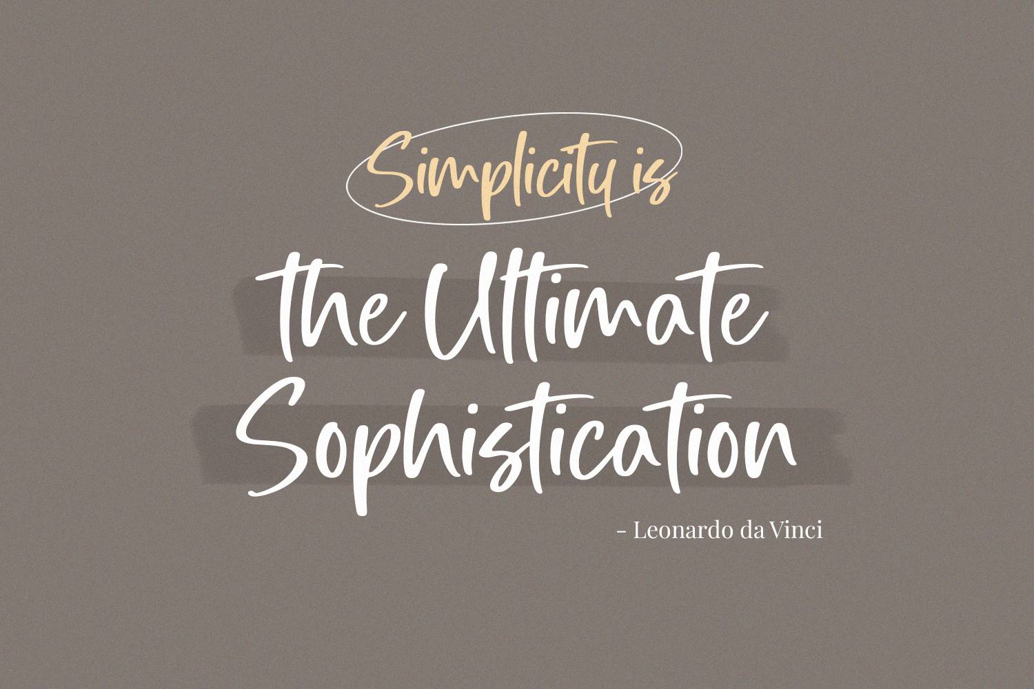 Rightwood Font sample