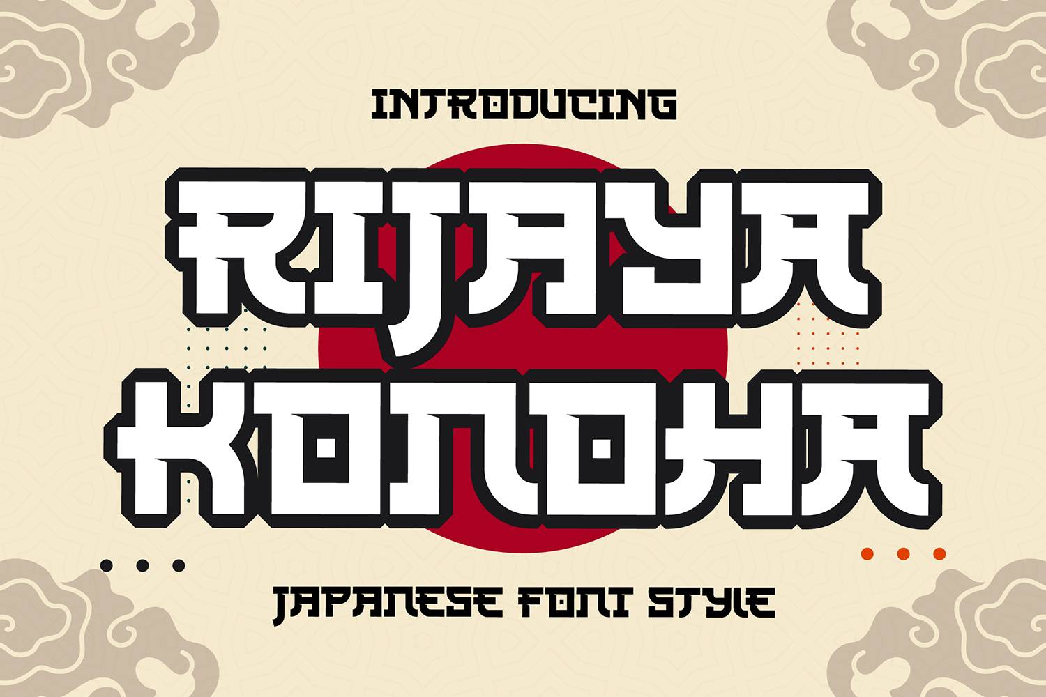 Rijaya Konoha Font sample
