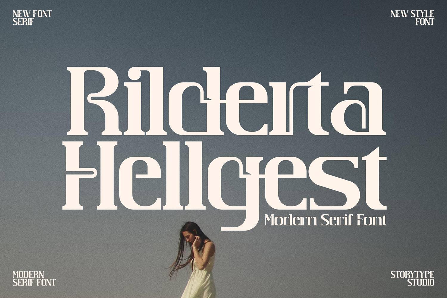 Rilderta Hellges Font sample