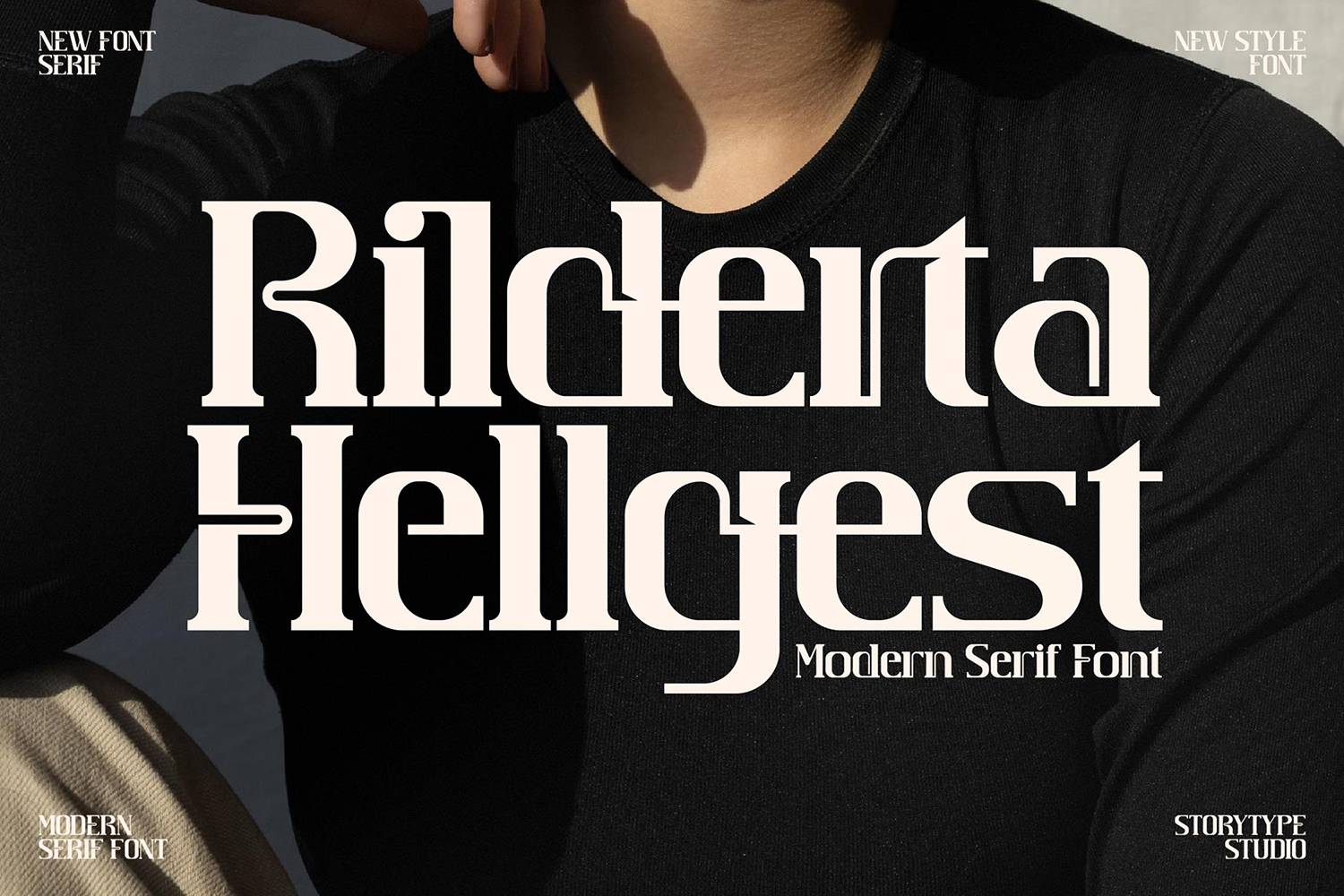 Rilderta Hellges Font sample