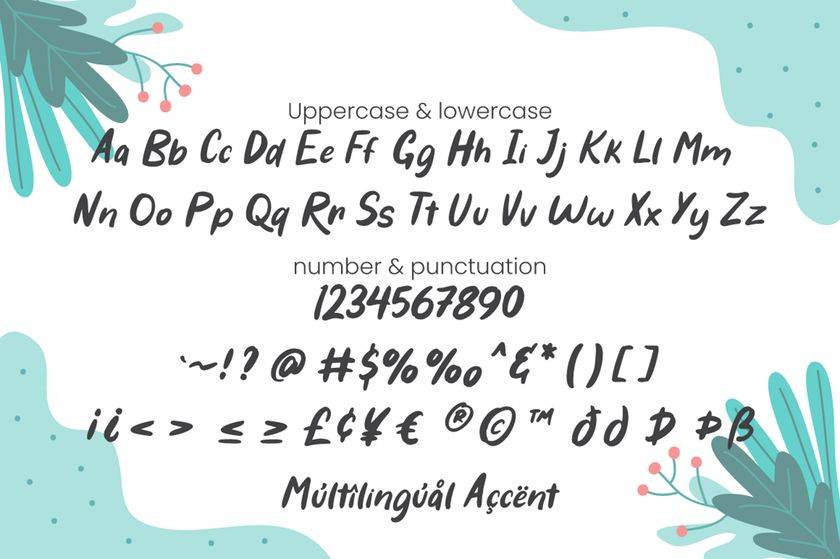Ring Bells Font sample