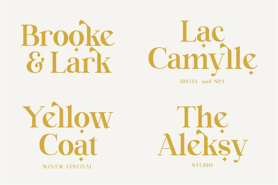 Ring Netlike Font sample