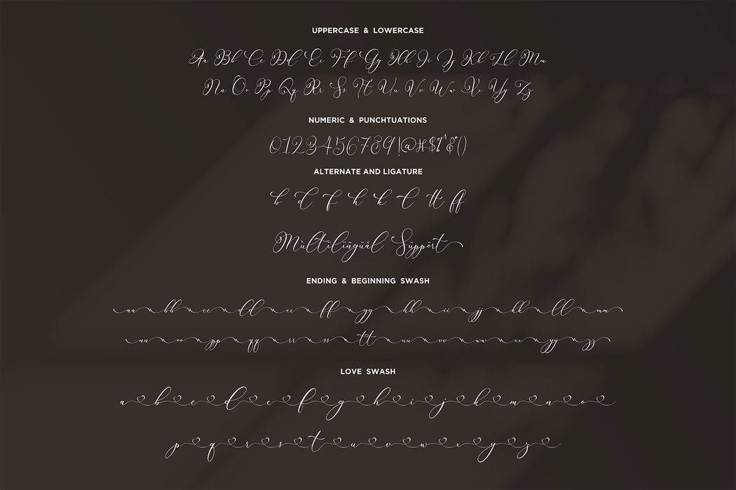 Rintica Font sample