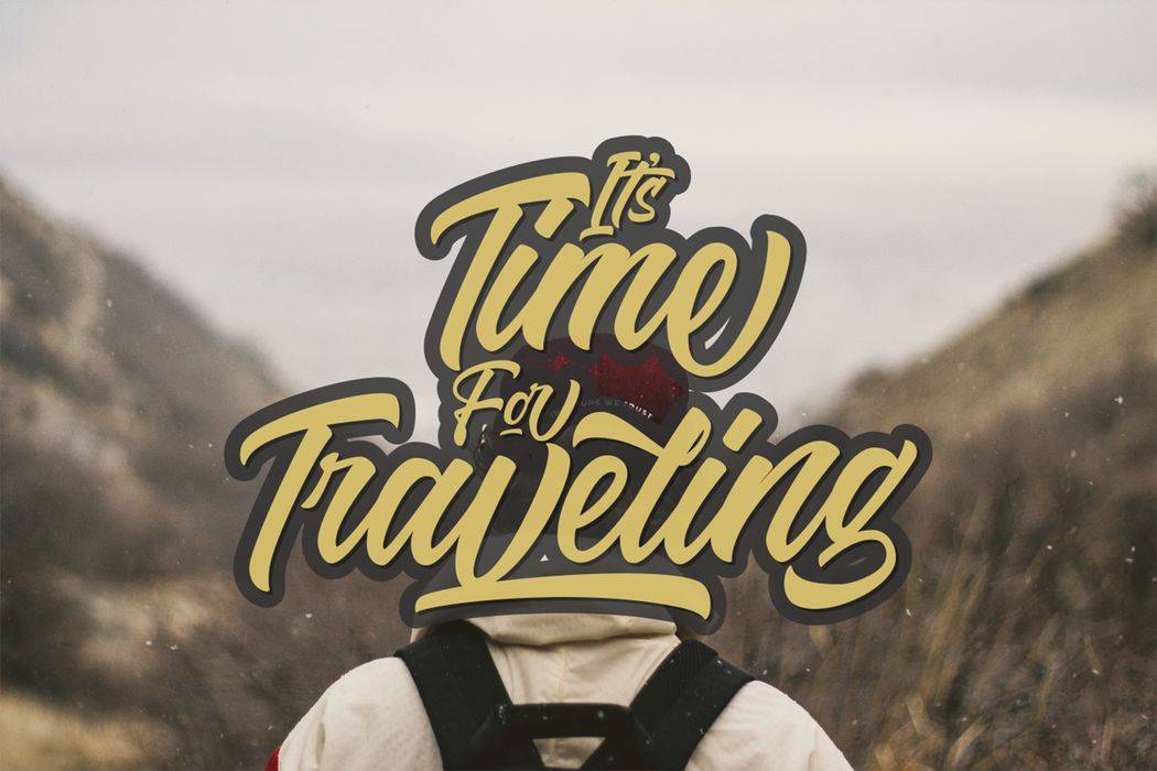 Riverside Font sample