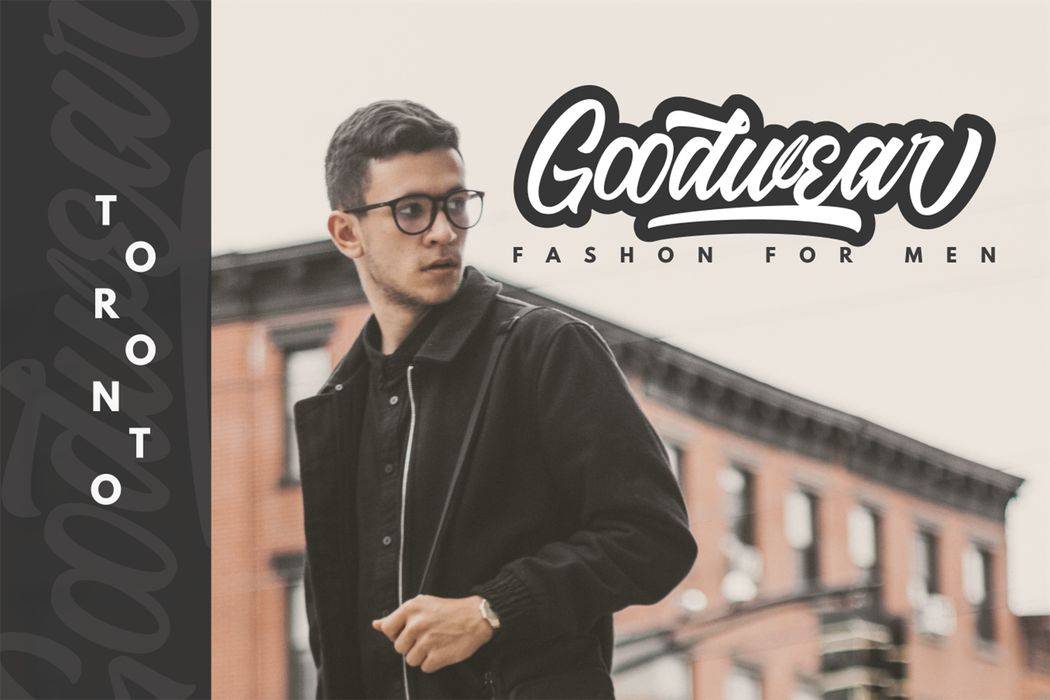Riverside Font sample