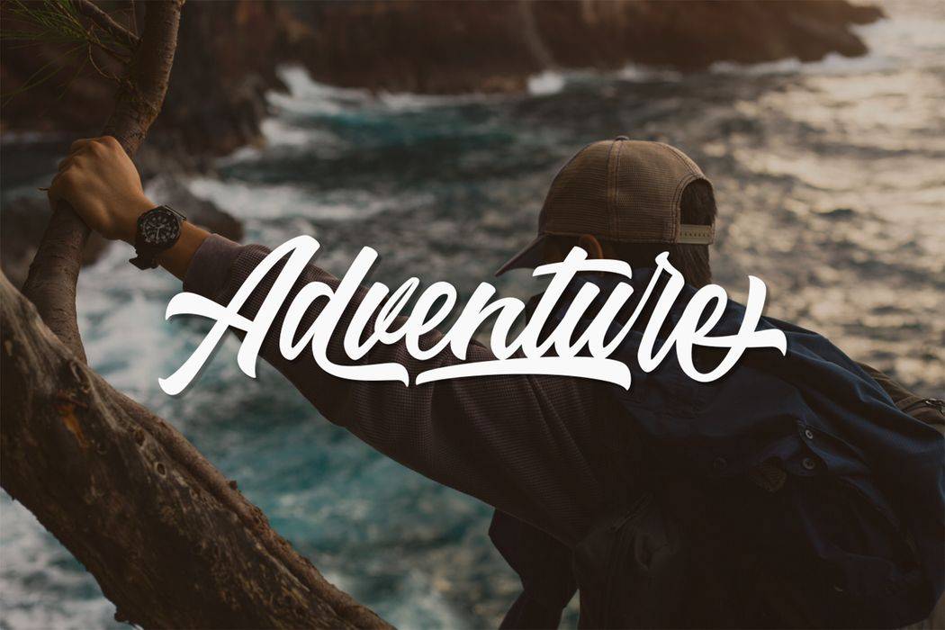 Riverside Font sample