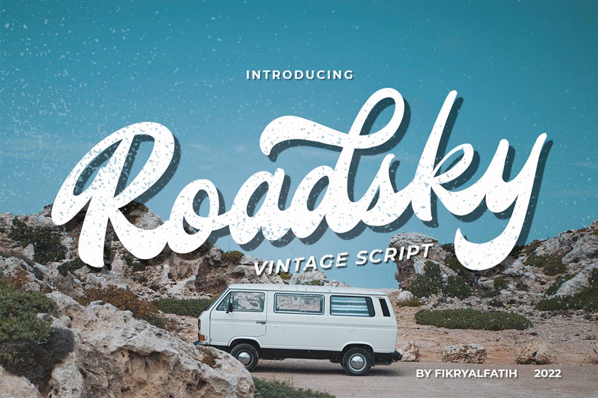 Roadsky Vintage Script sample