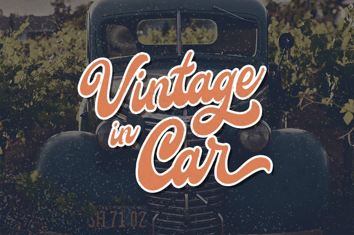 Roadsky Vintage Script sample