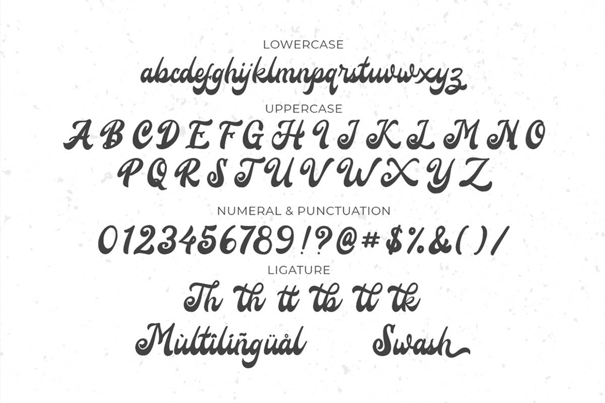 Roadsky Vintage Script sample