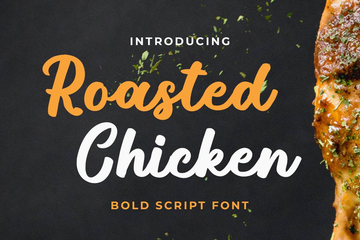 Roasted Chicken Font sample