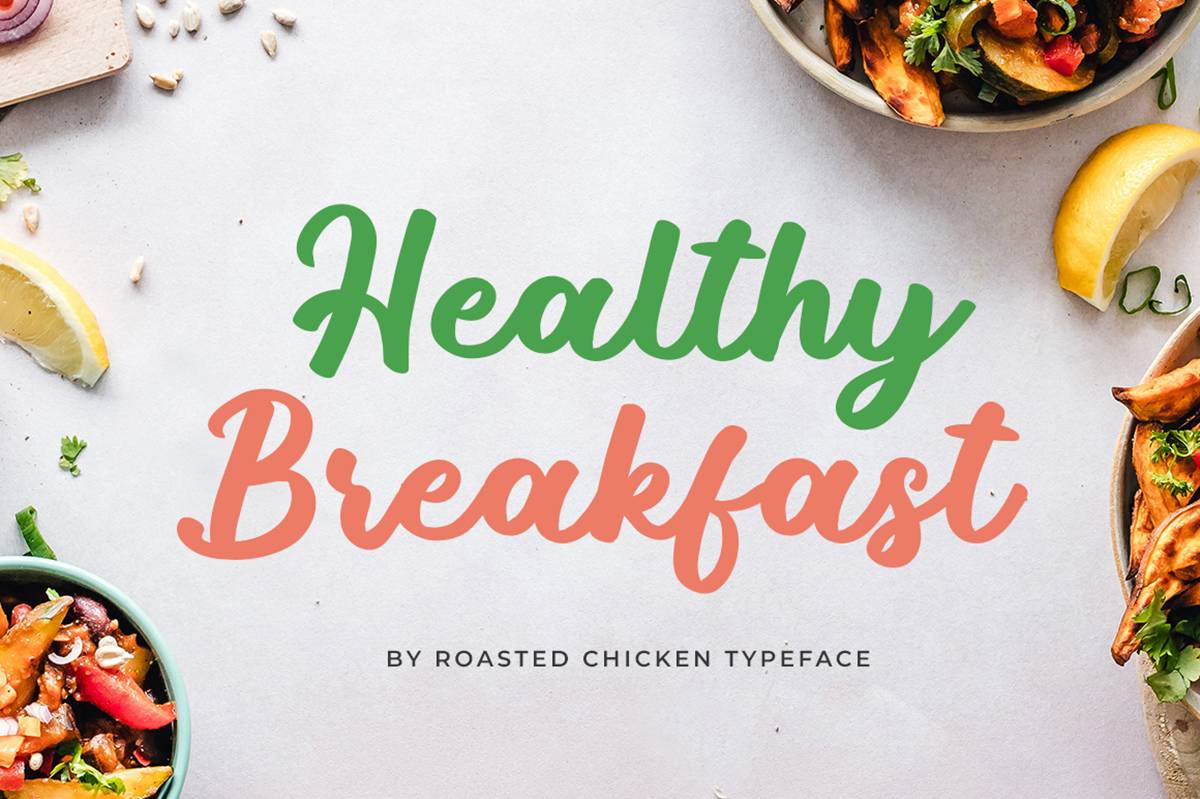 Roasted Chicken Font sample