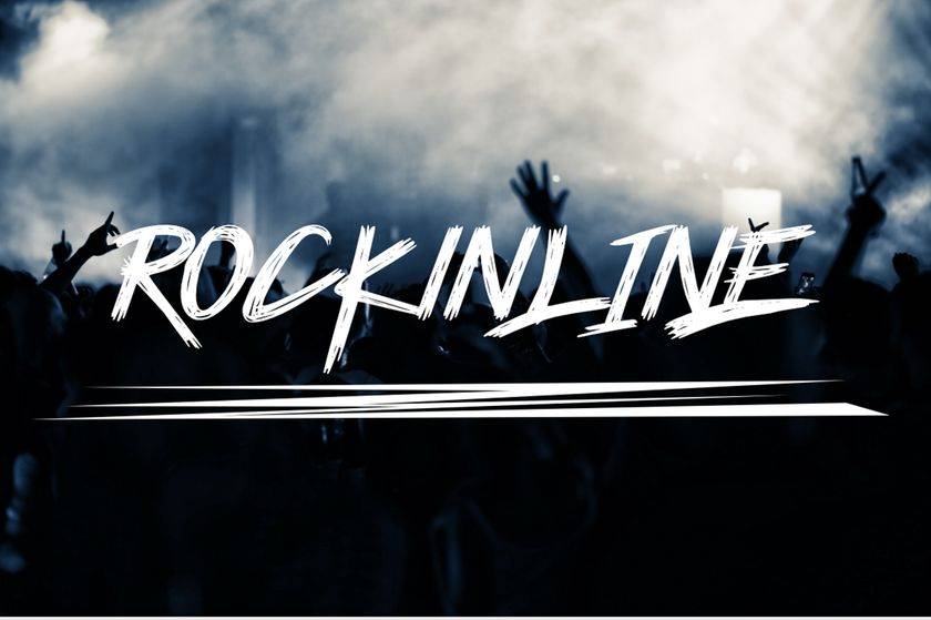 Rockinline Font sample