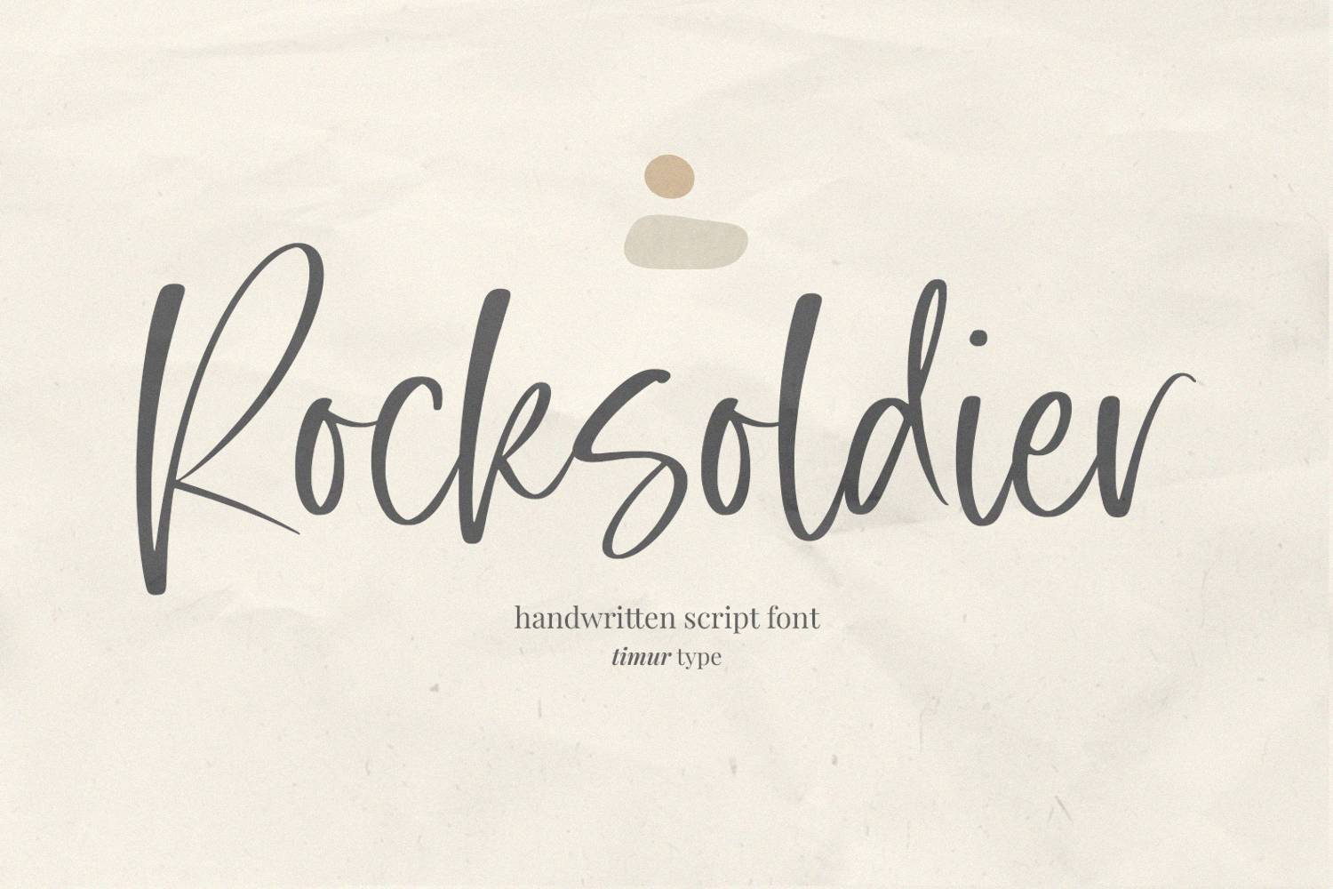 Rocksoldier Font sample