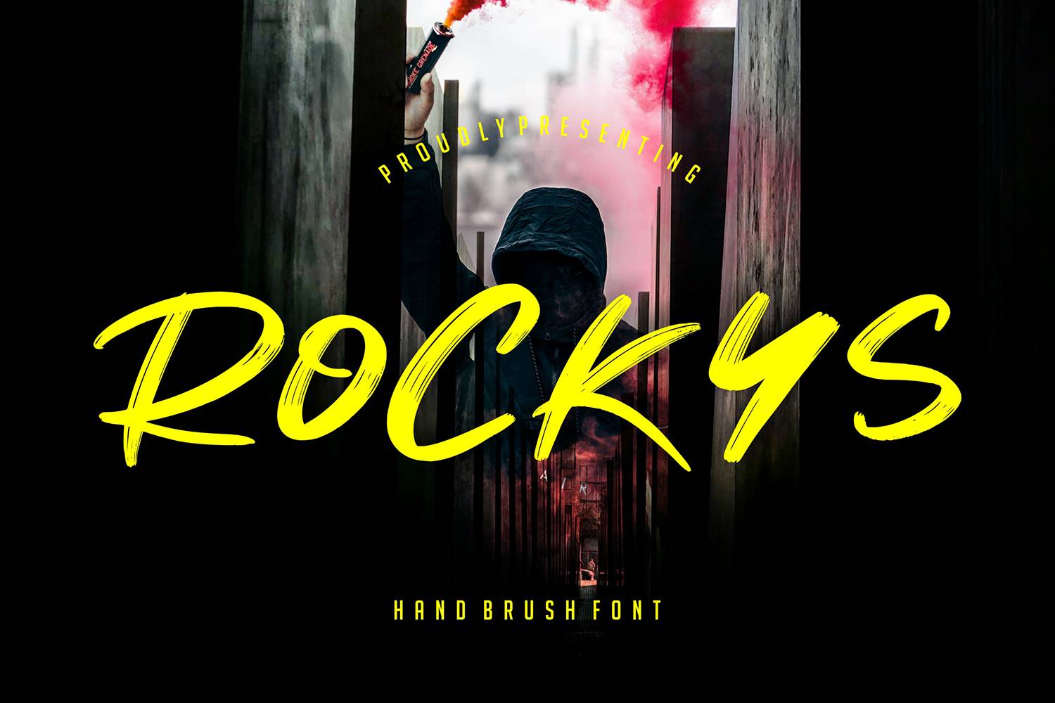 Rockys Font sample