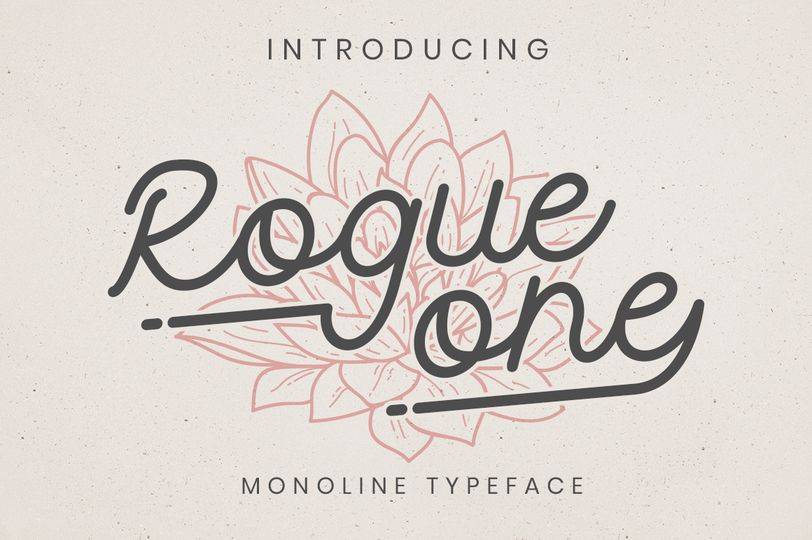 Rogue One Font sample