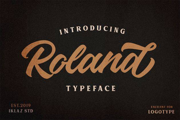 Roland Handlettering Script sample