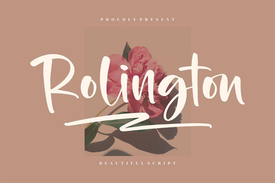 Rolington Font sample