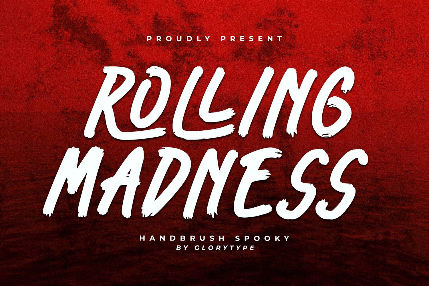 Rolling Madness Font sample