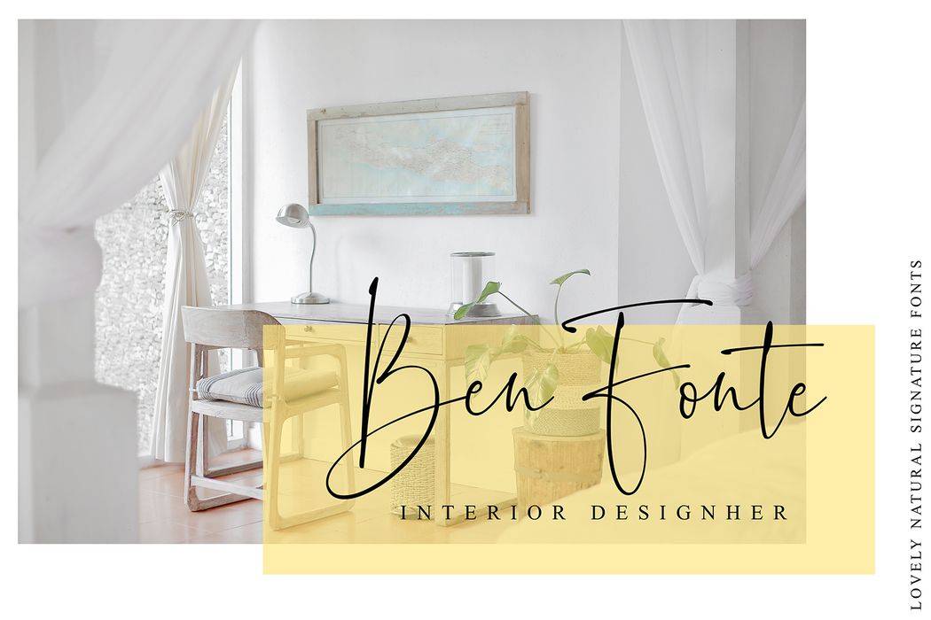 Romantically Font sample