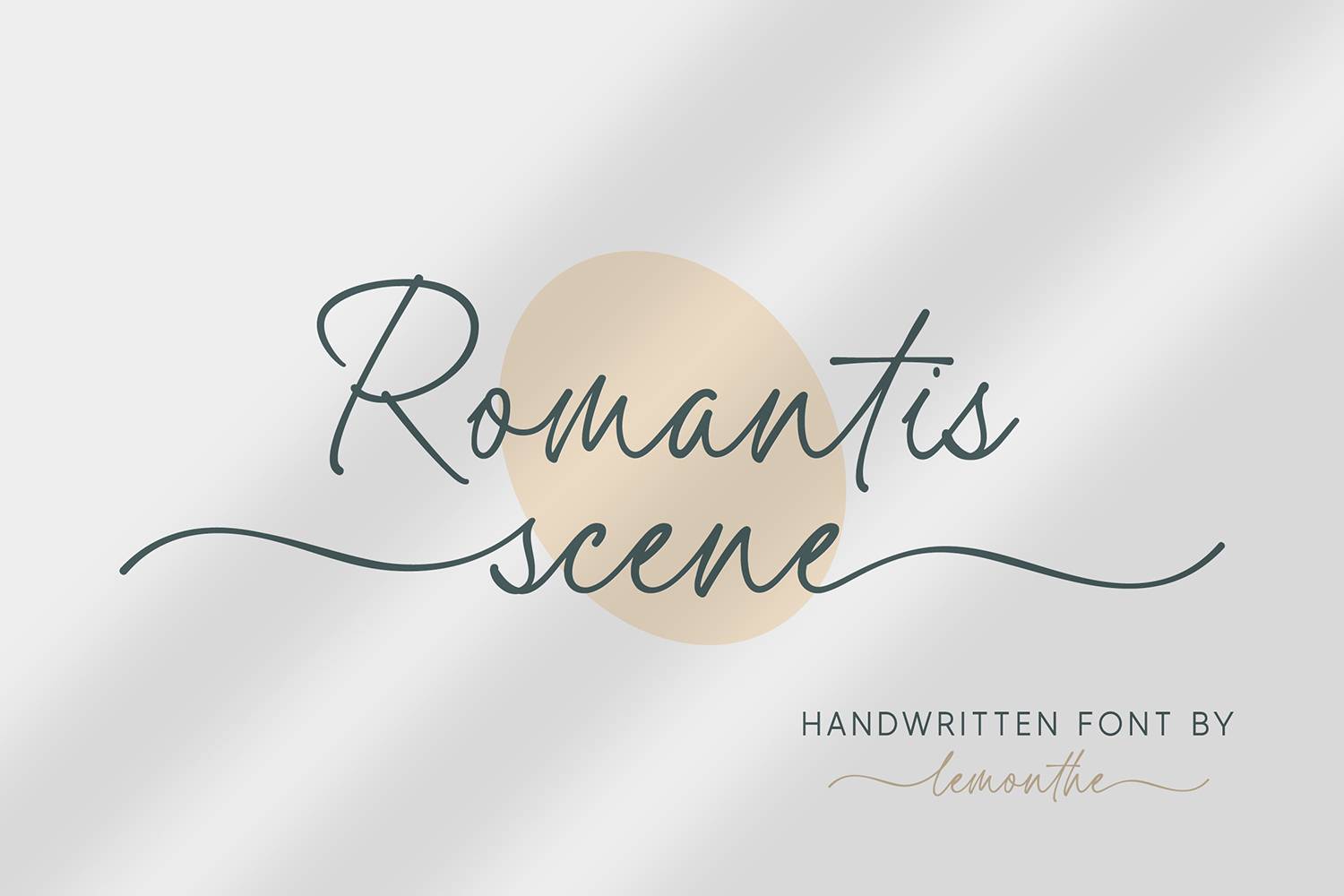 Romantis Scene Font sample