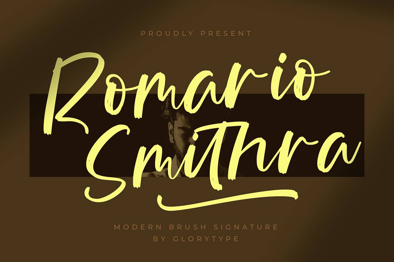 Romario Smithra Font sample