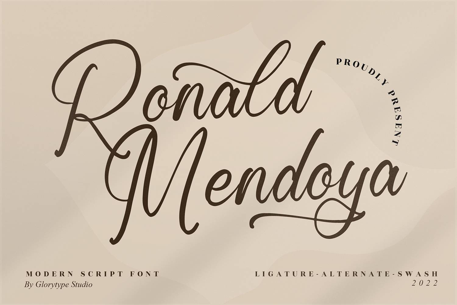 Ronald Mendoya Font sample