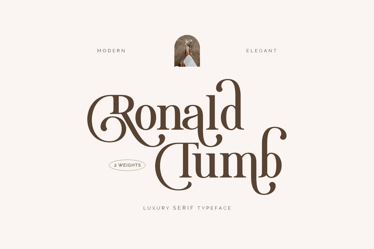 Ronald Tumb Font sample