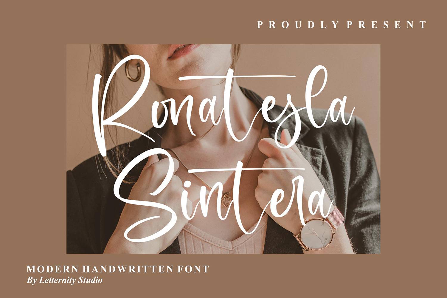 Ronatesla Sintera Font sample