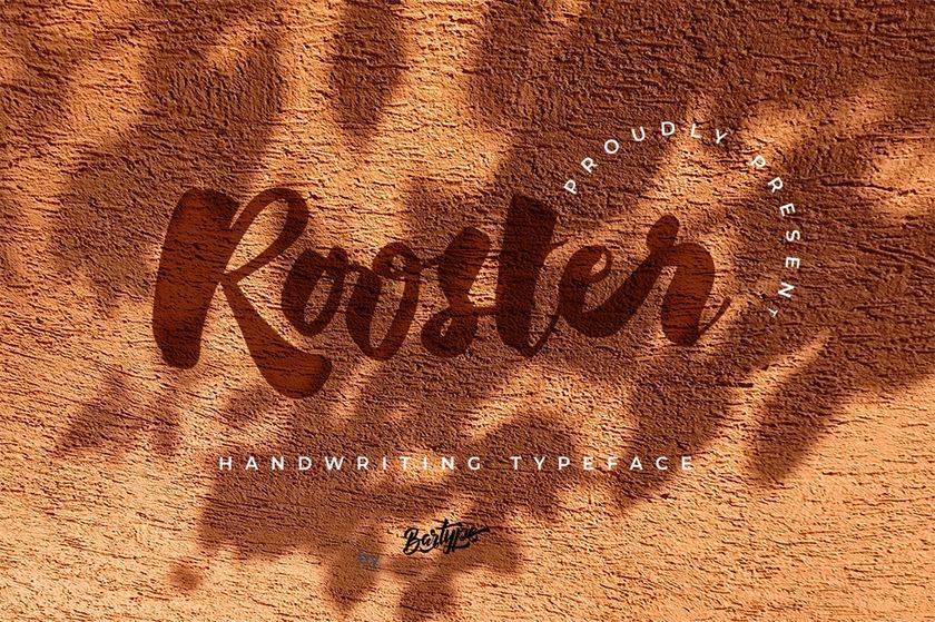 Rooster Font sample