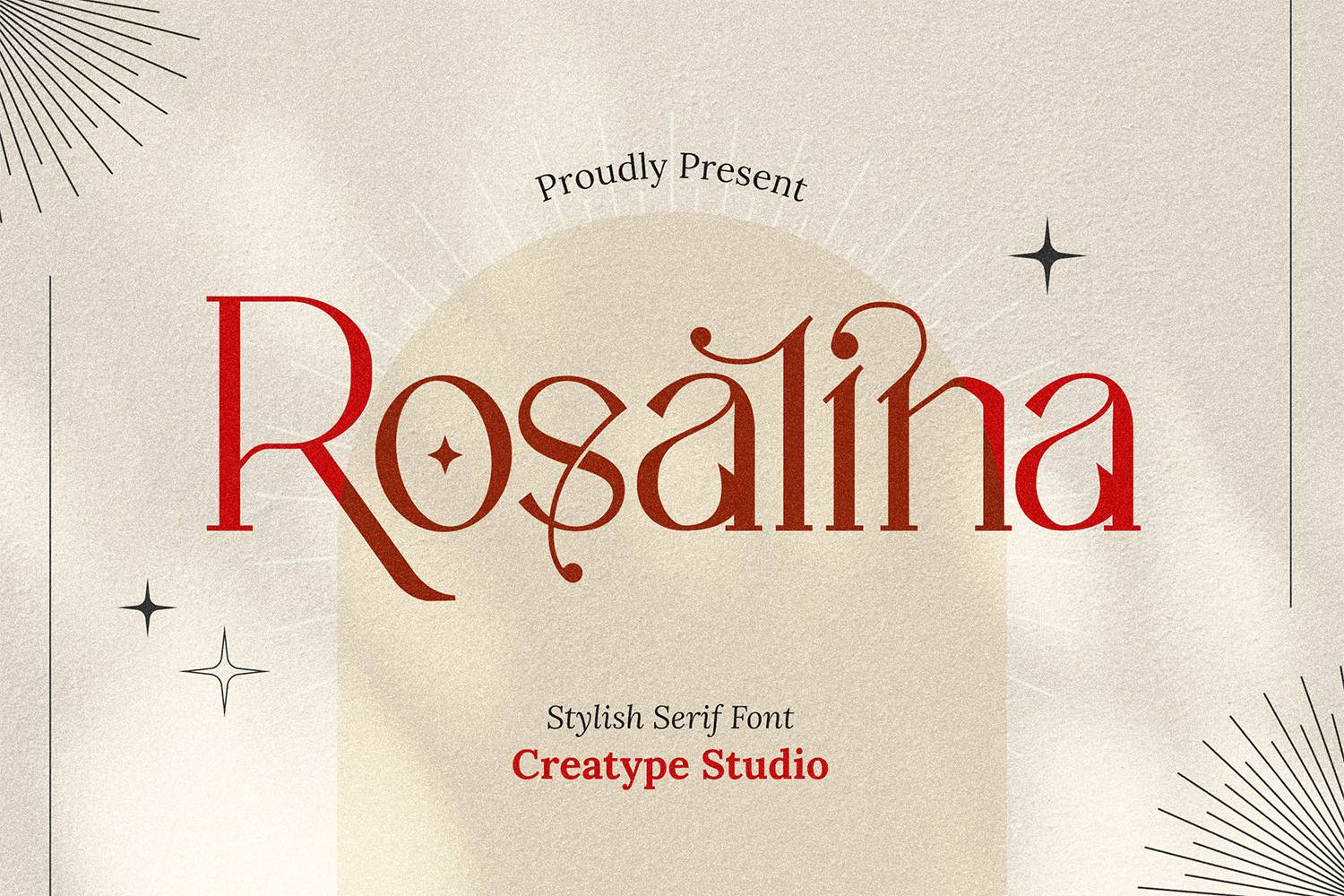 Rosalina Font sample